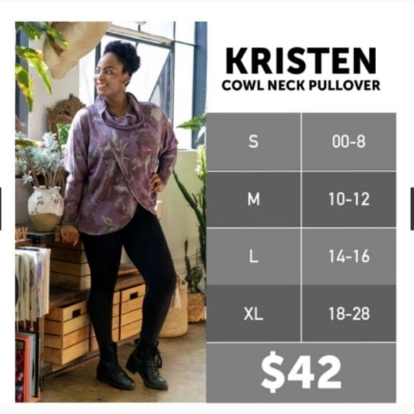 #179 Lularoe Kristen Pullover Tunics- Various Colors- Size: XL - Picture 11 of 11